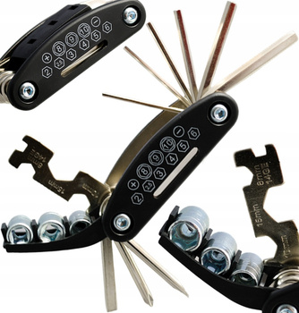 SC MULTITOOL IMBUSY WKRĘTAKI ZESTAW KLUCZY 16w1