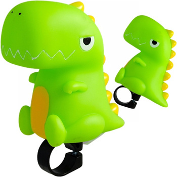 DZWONEK PISZCZAŁKA TRĄBKA ROWEROWA DINOZAUR DZIECI