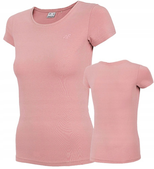 Koszulka damska4F F580 Jasny róż XS
