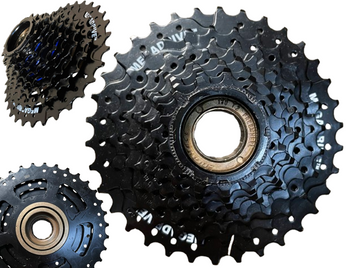 SUNRACE WOLNOBIEG 8-RZĘDOWY 13-34T MOCNY NAKRĘCANY