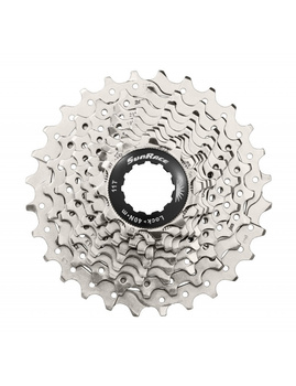 Kaseta 10S CSRS0 TAS 11-28T SUNRACE Srebrna