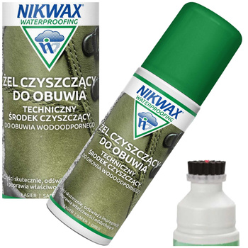 NIKWAX Żel Czyszczący Buty Wodoodporne Gore-Tex Aplikator Szczotka 125 ml
