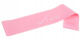 VIVO Guma oporowa do ćwiczeń 600x50x0,6mm różowa