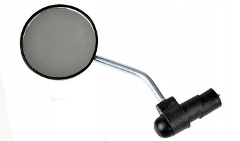 Lusterko rowerowe okrągłe wpuszczane krótkie małe