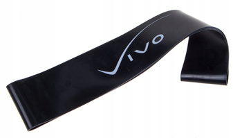 VIVO Guma oporowa do ćwiczeń 600x50x1,6mm czarna