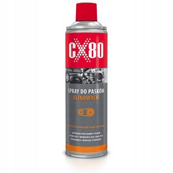 CX80 SPRAY DO PASKÓW KLINOWYCH I PŁASKICH 400 ML