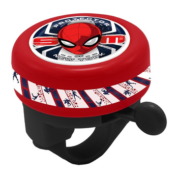 DZWONEK DO ROWERU DISNEY MARVEL SPIDER-MAN czerwony DZWONEK ROWEROWY