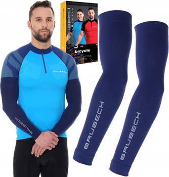 BRUBECK RĘKAWKI KOLARSKIE TERMOAKTYWNE L/XL BLUE