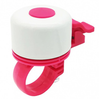 DZWONEK DO ROWERU MINI dziewczęcy RÓŻOWY  PASTELOWY LEKKI