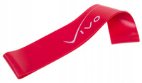 VIVO Guma oporowa do ćwiczeń 600x50x1,2mm czerwona