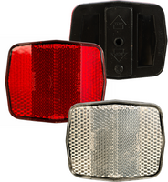 Zestaw Odblasków Rowerowych Przód + Tył Białe/Czerwone