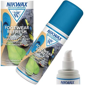 NIKWAX Footwear Refresh Odświeżacz Butów Sportowych Sandały Wkładki 125 ml