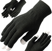 RĘKAWICZKI DOTYKOWE WEŁNIANE ZIMOWE DO TELEFONU