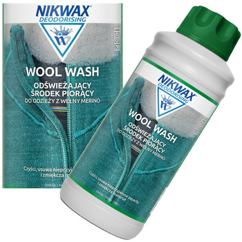 NIKWAX Wool Wash Płyn do Prania Wełny Merino Bielizna Termoaktywna 1 Litr