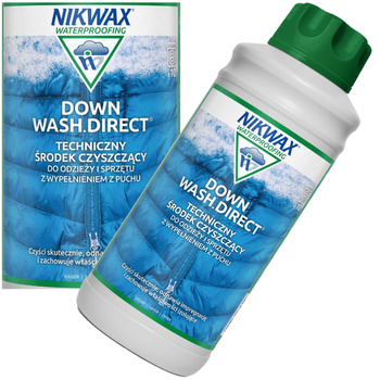 Nikwax Down Wash 1 Litr Płyn Do Prania Odzieży Śpiworów I Kurtek Puchowych