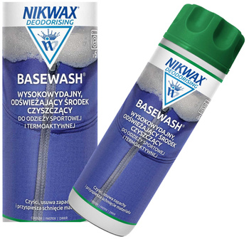 NIKWAX BaseWash Płyn do Prania Bielizna Termoaktywna Syntetyczna 300 ml