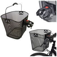 Koszyk Rowerowy Na Kierownice Odpinany Koszyk Rowerowy Przedni 25,4 - 31,8