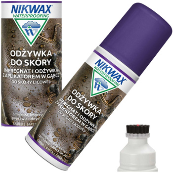 Nikwax Conditioner for Leather 125ml Impregnat do Skóry Licowej Aplikator